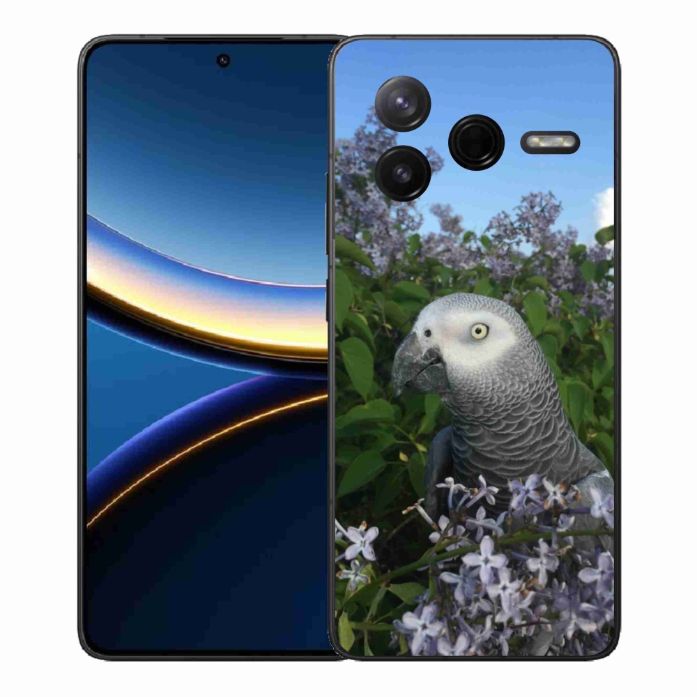 Gélový kryt mmCase na Xiaomi Poco F7 Pro - papagáj žako