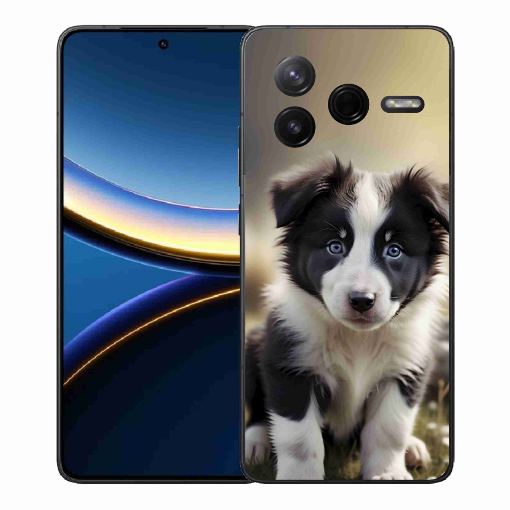 Gélový kryt mmCase na Xiaomi Poco F7 Pro - roztomilá border kólia