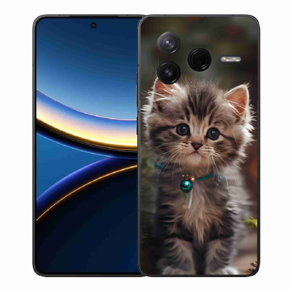 Gélový kryt mmCase na Xiaomi Poco F7 Pro - roztomilé mačiatko 11