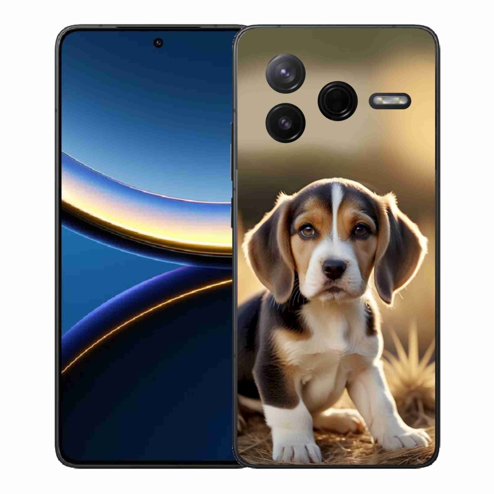 Gélový kryt mmCase na Xiaomi Poco F7 Pro - roztomilý bígl