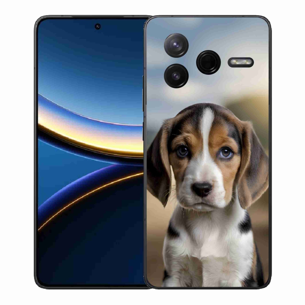 Gélový kryt mmCase na Xiaomi Poco F7 Pro - roztomilý bígl