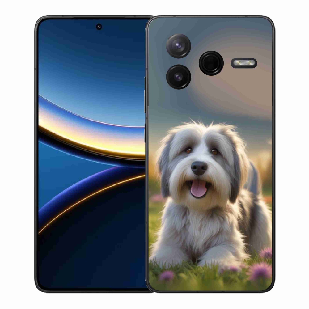 Gélový kryt mmCase na Xiaomi Poco F7 Pro - roztomilý havanský psík