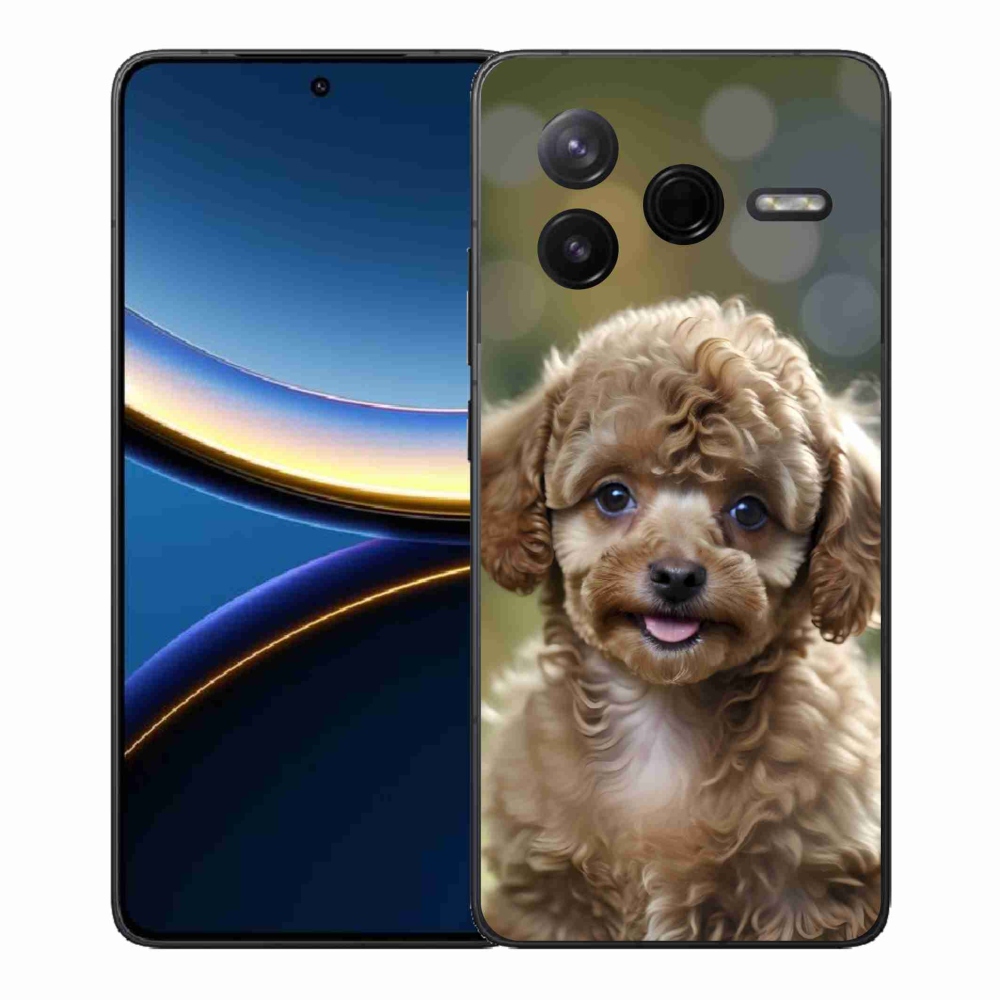 Gélový kryt mmCase na Xiaomi Poco F7 Pro - roztomilý pudel