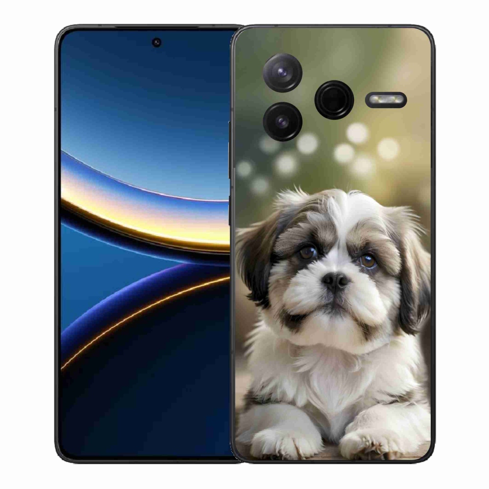 Gélový kryt mmCase na Xiaomi Poco F7 Pro - roztomilý shih-tzu