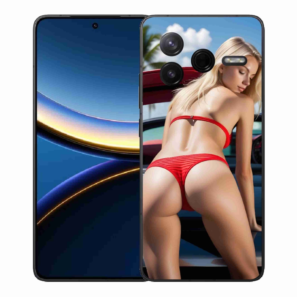Gélový kryt mmCase na Xiaomi Poco F7 Pro - sexy žena 2