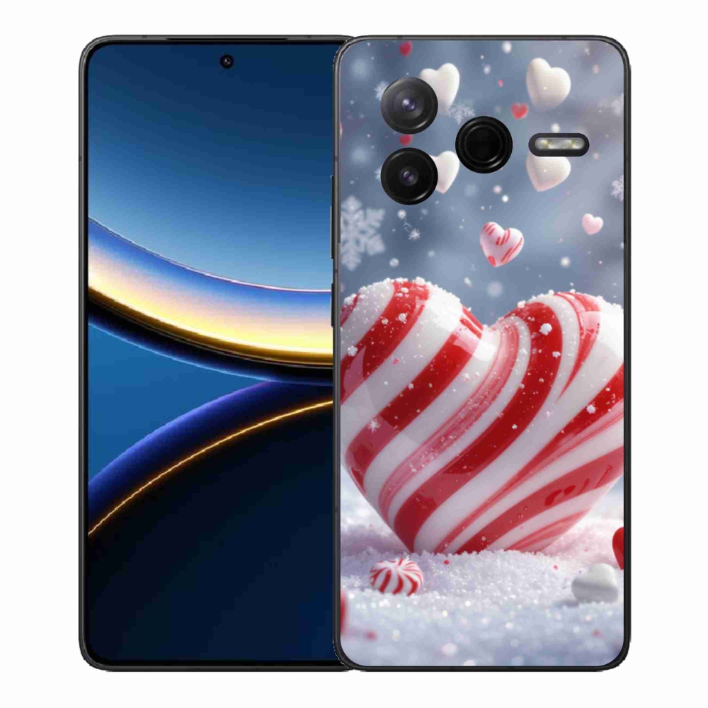 Gélový kryt mmCase na Xiaomi Poco F7 Pro - sladké srdce