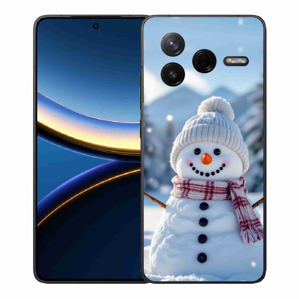Gélový kryt mmCase na Xiaomi Poco F7 Pro - snehuliak 3