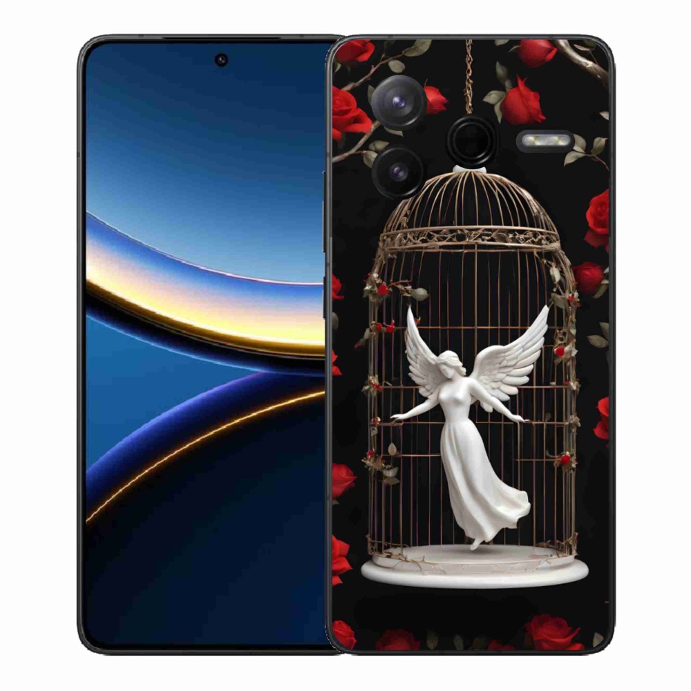 Gélový kryt mmCase na Xiaomi Poco F7 Pro - uväznený anjel