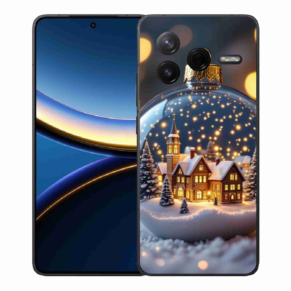 Gélový kryt mmCase na Xiaomi Poco F7 Pro - vianočné gule 4