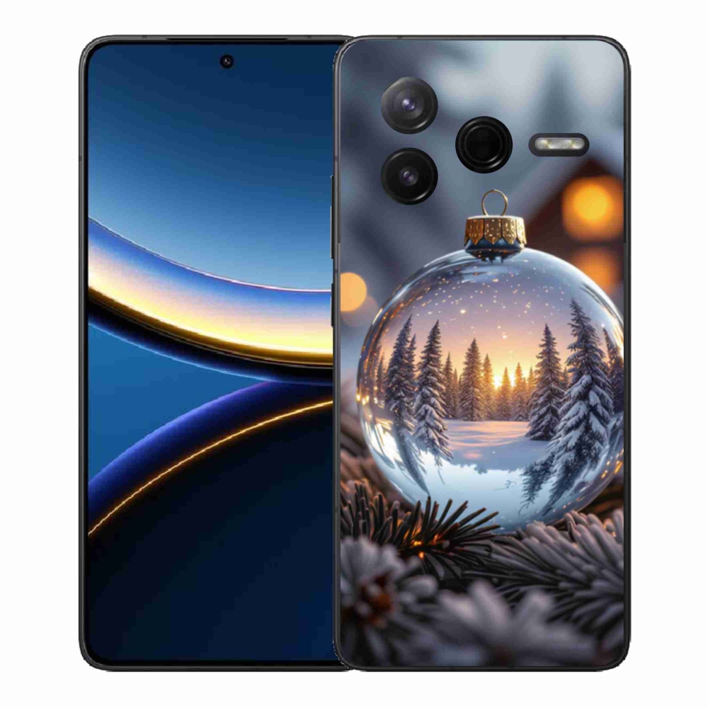 Gélový kryt mmCase na Xiaomi Poco F7 Pro - vianočná ozdoba