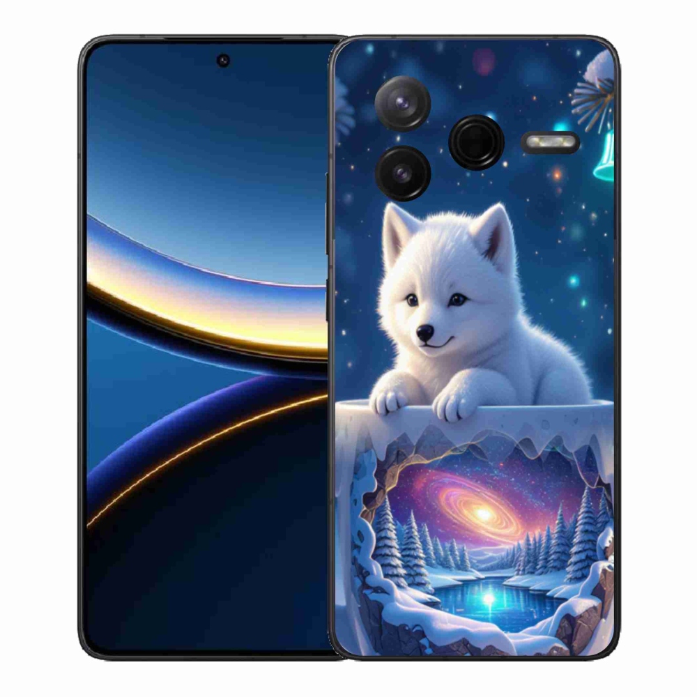 Gélový kryt mmCase na Xiaomi Poco F7 Pro - vianočné šteňa