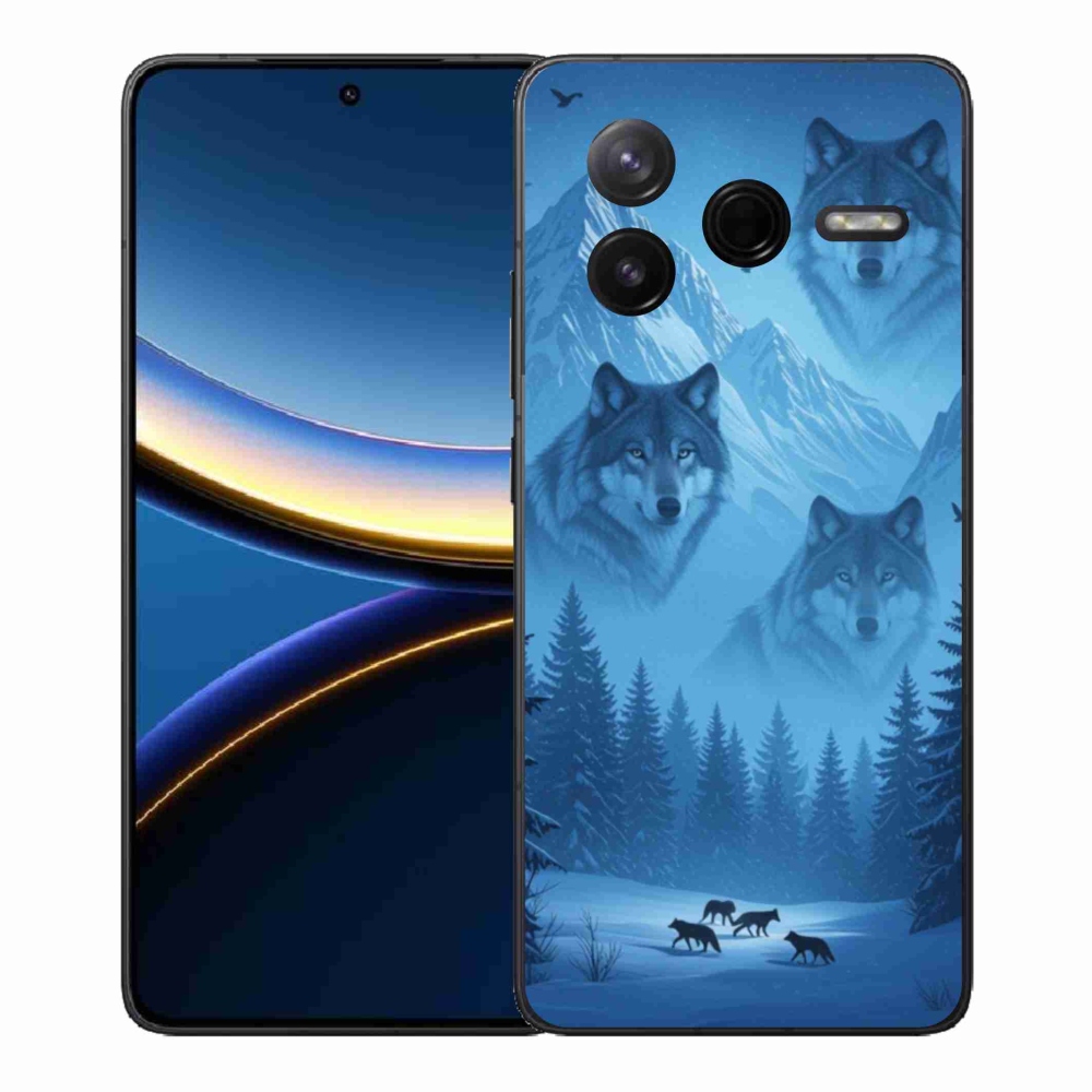 Gélový kryt mmCase na Xiaomi Poco F7 Pro - vlčia svorka