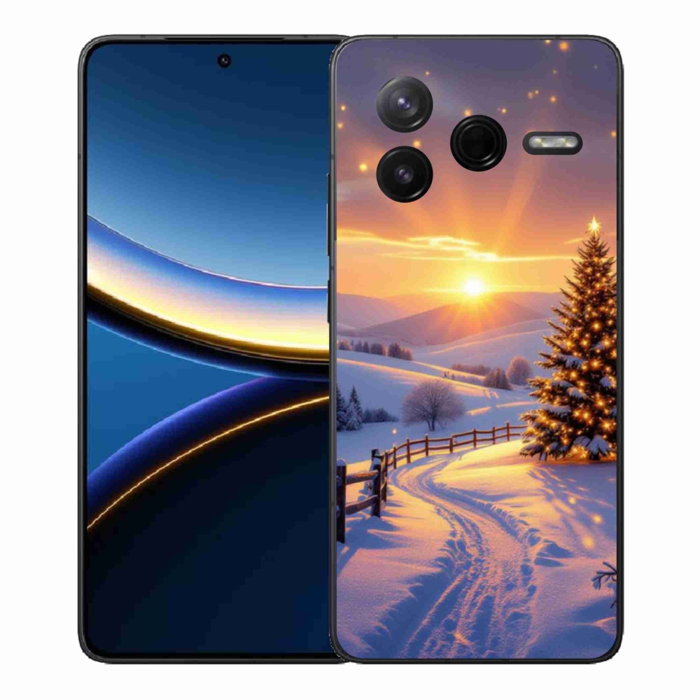 Gélový kryt mmCase na Xiaomi Poco F7 Pro - zimná krajina