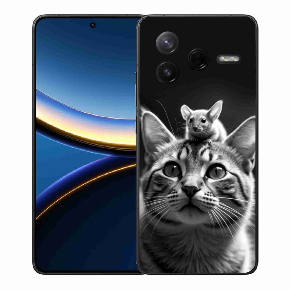 Gélový kryt mmCase na Xiaomi Poco F7 Pro - zvieracie priateľstvo 2