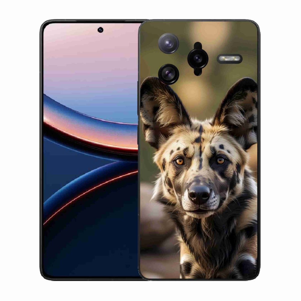Gélový kryt mmCase na Xiaomi Poco F7 Ultra - africký divoký pes