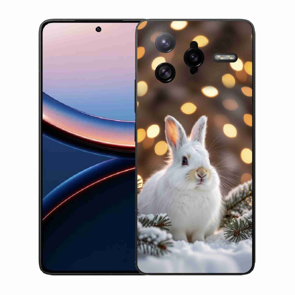 Gélový kryt mmCase na Xiaomi Poco F7 Ultra - biely zajac