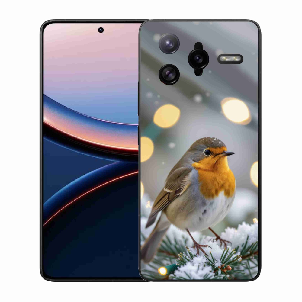 Gélový kryt mmCase na Xiaomi Poco F7 Ultra - červienka v zime