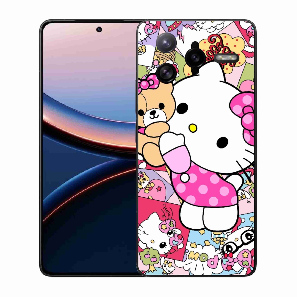 Gélový kryt mmCase na Xiaomi Poco F7 Ultra - cute kitty