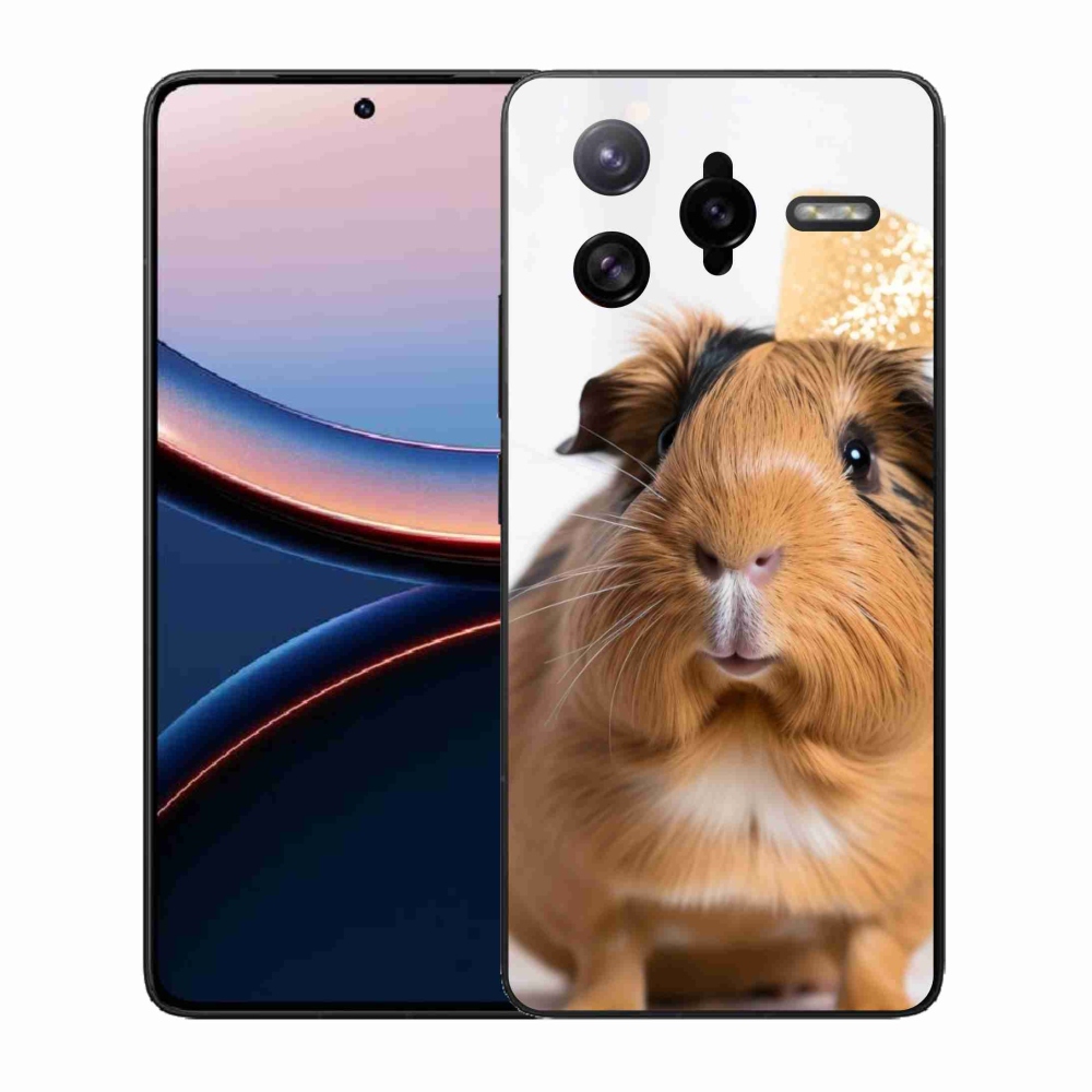 Gélový kryt mmCase na Xiaomi Poco F7 Ultra - hnedé morča