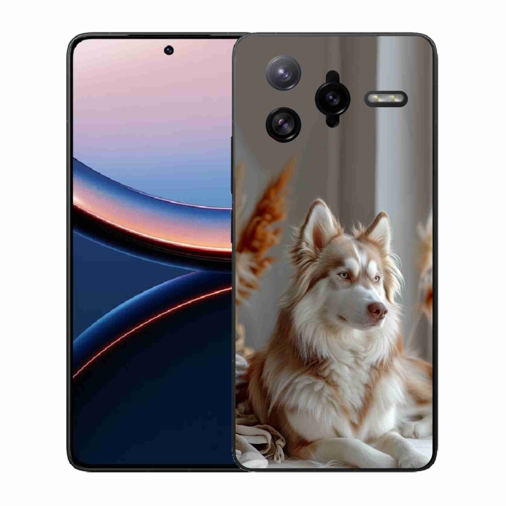 Gélový kryt mmCase na Xiaomi Poco F7 Ultra - pokojný sibírsky husky