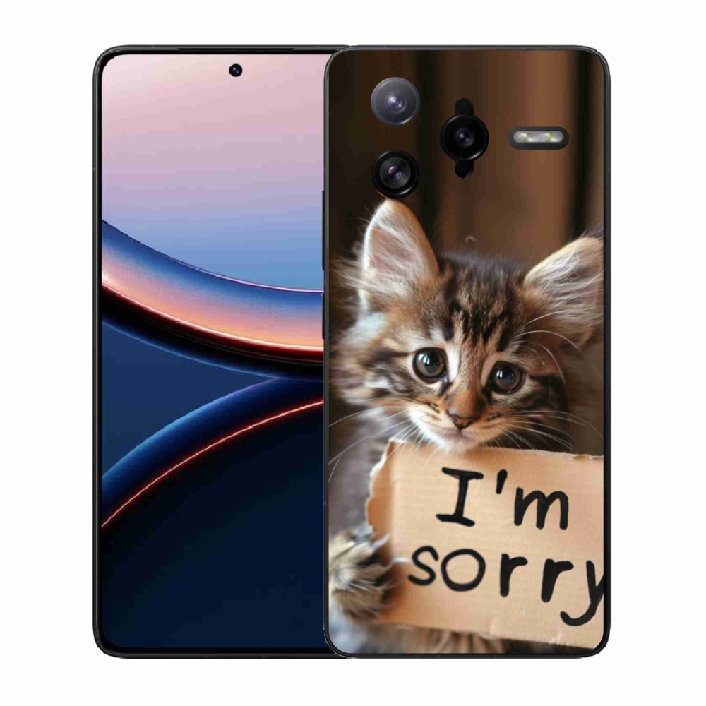 Gélový kryt mmCase na Xiaomi Poco F7 Ultra - mačacie ospravedlnenie