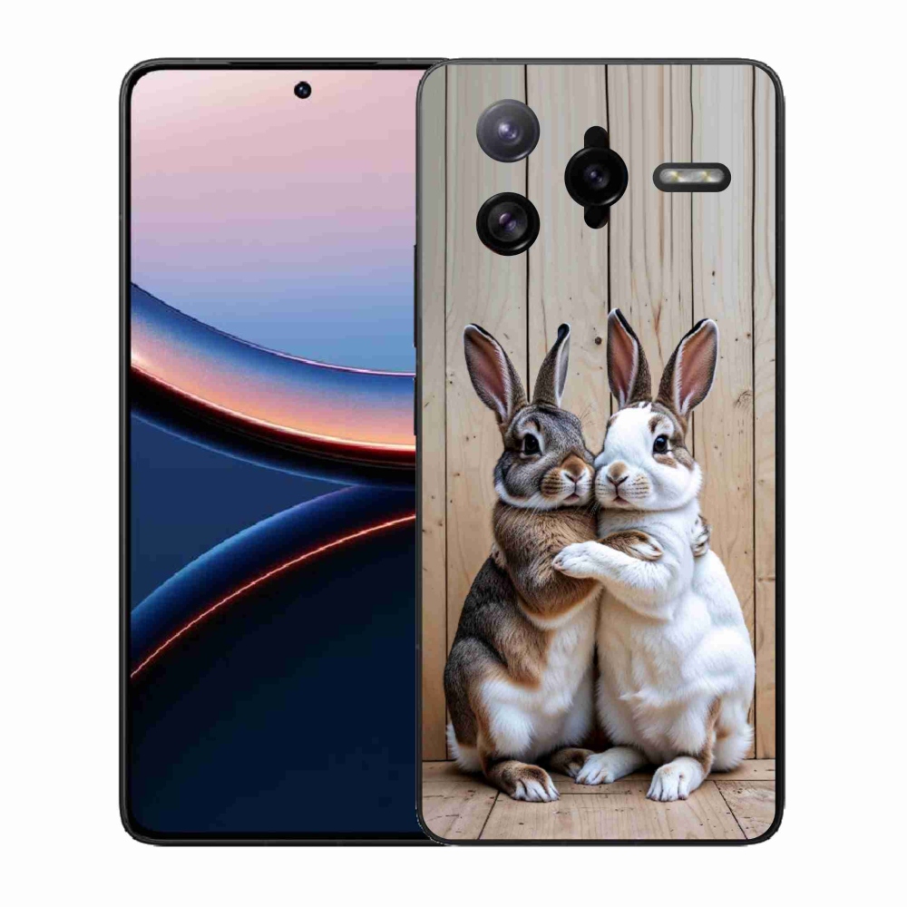 Gélový kryt mmCase na Xiaomi Poco F7 Ultra - králičie pár