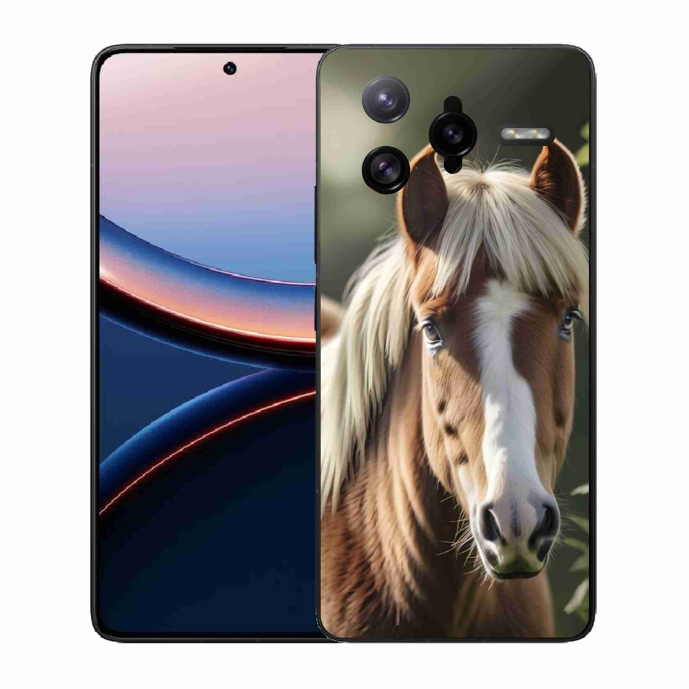 Gélový kryt mmCase na Xiaomi Poco F7 Ultra - kôň so svetlou hrivou