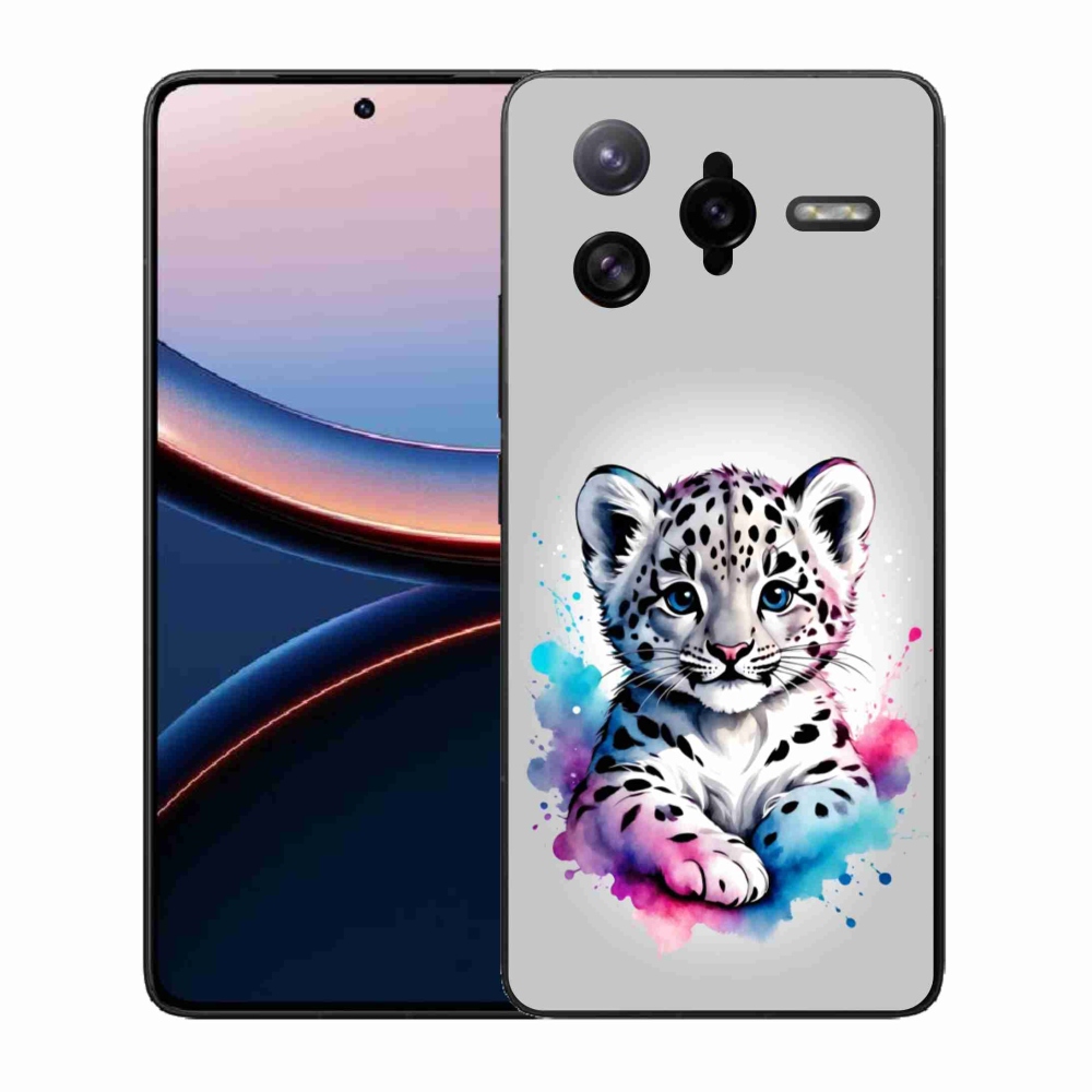 Gélový kryt mmCase na Xiaomi Poco F7 Ultra - leopardej mláďa