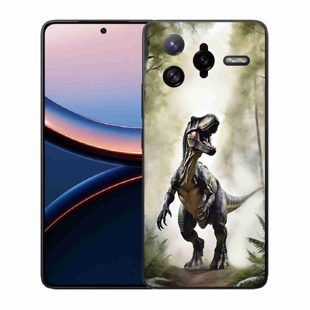 Gélový kryt mmCase na Xiaomi Poco F7 Ultra - naštvaný T-Rex
