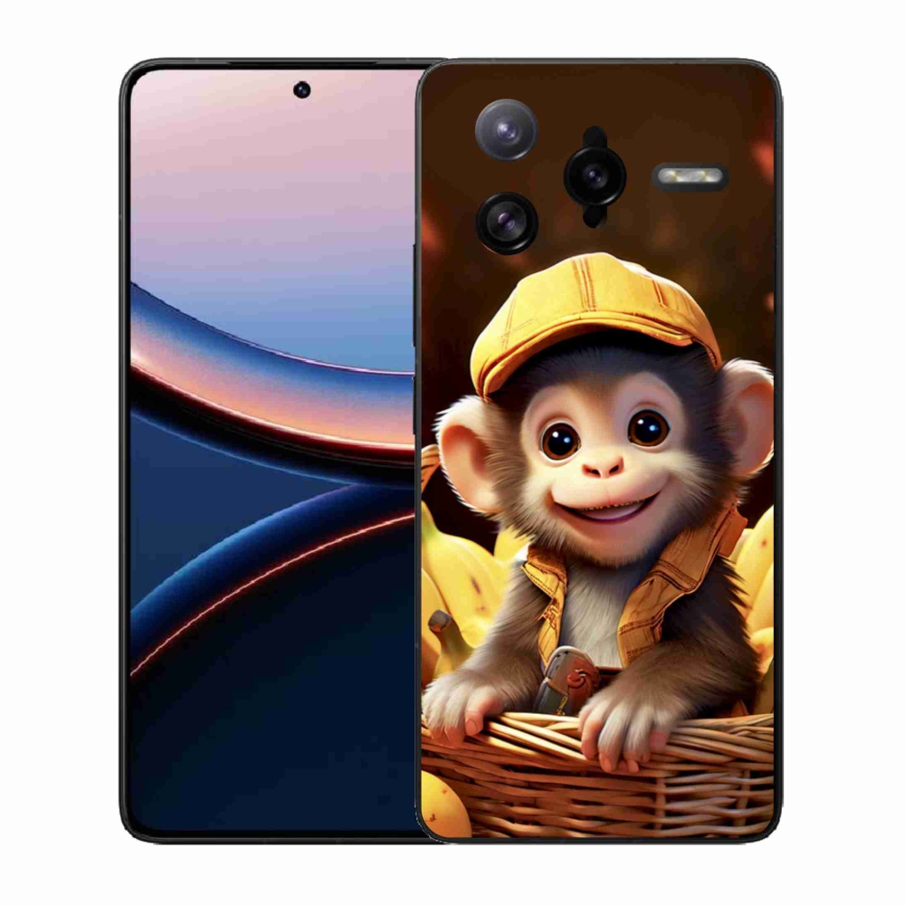 Gélový kryt mmCase na Xiaomi Poco F7 Ultra - opice v košíku