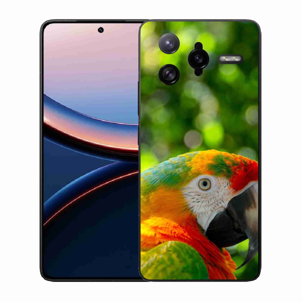 Gélový kryt mmCase na Xiaomi Poco F7 Ultra - papagáj ara 3