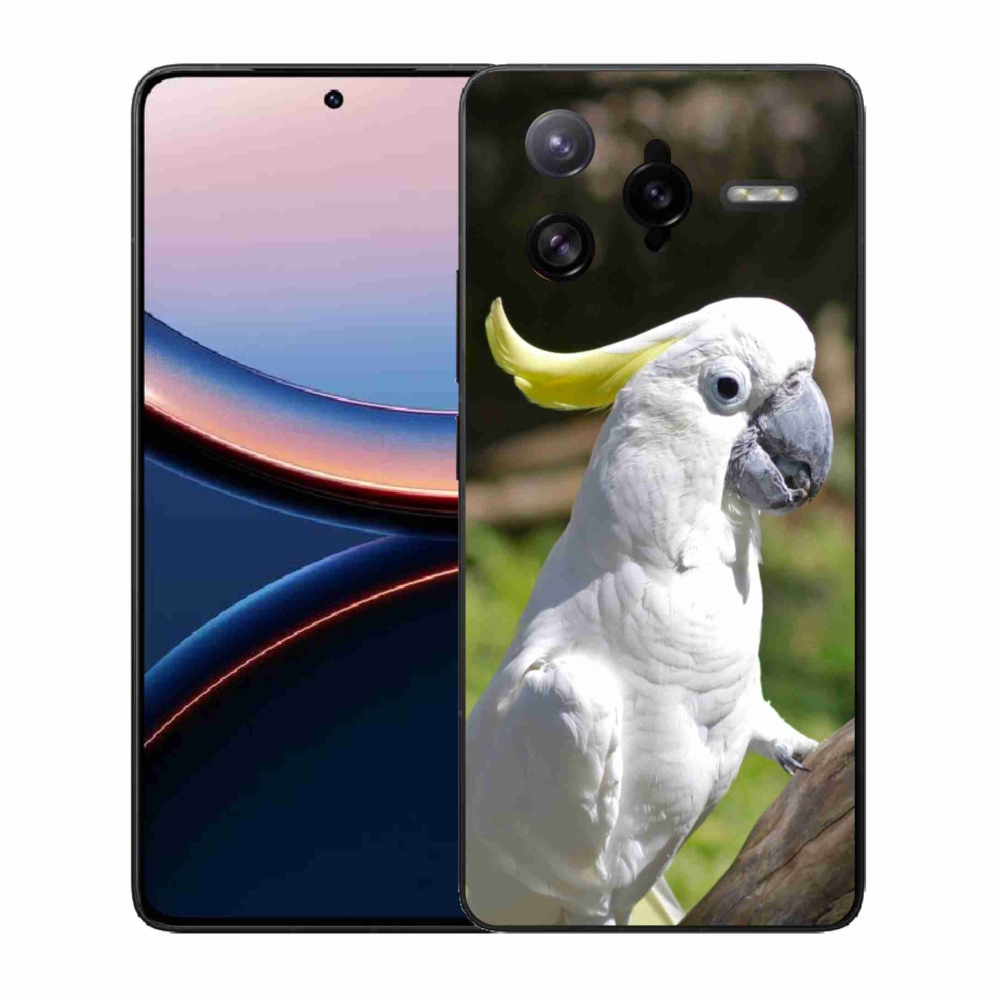 Gélový kryt mmCase na Xiaomi Poco F7 Ultra - papagáj kakadu 2