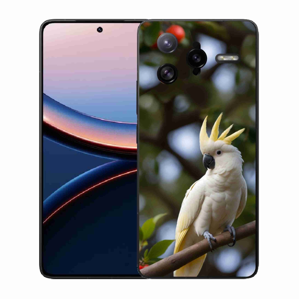 Gélový kryt mmCase na Xiaomi Poco F7 Ultra - papagáj kakadu 3