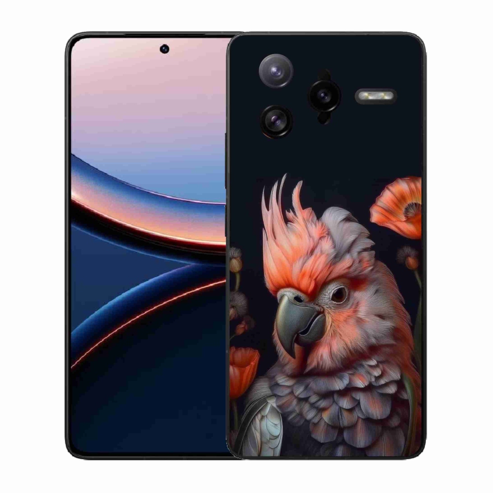 Gélový kryt mmCase na Xiaomi Poco F7 Ultra - papagáj kakadu vo farbách