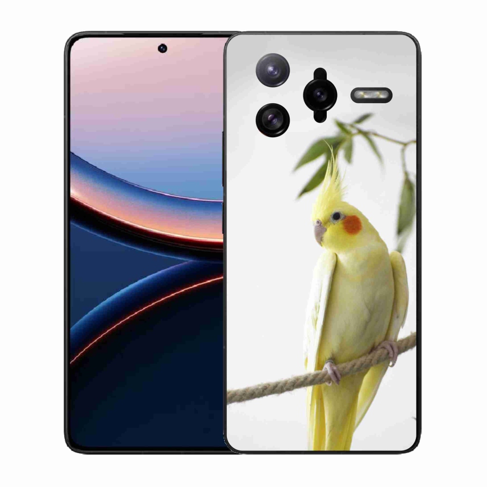 Gélový kryt mmCase na Xiaomi Poco F7 Ultra - papagáj korela chocholatá