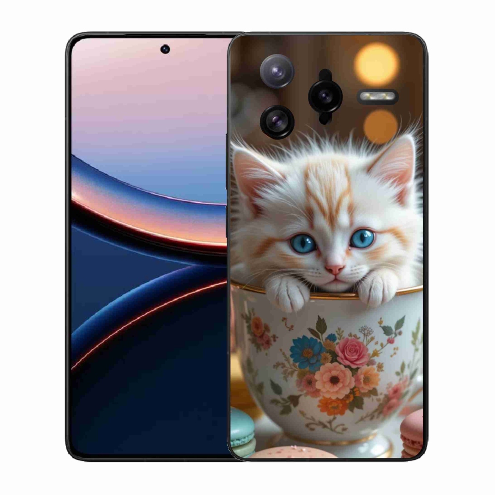 Gélový kryt mmCase na Xiaomi Poco F7 Ultra - roztomilé mačiatko 6