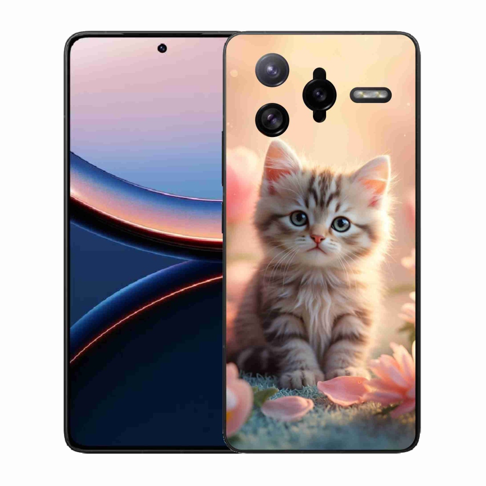 Gélový kryt mmCase na Xiaomi Poco F7 Ultra - roztomilé mačiatko 8