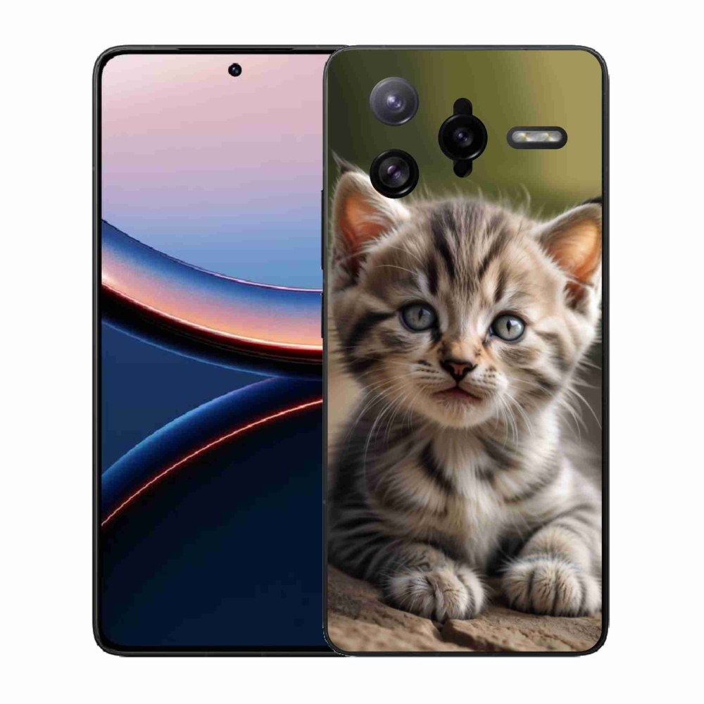 Gélový kryt mmCase na Xiaomi Poco F7 Ultra - roztomilé mačiatko 9