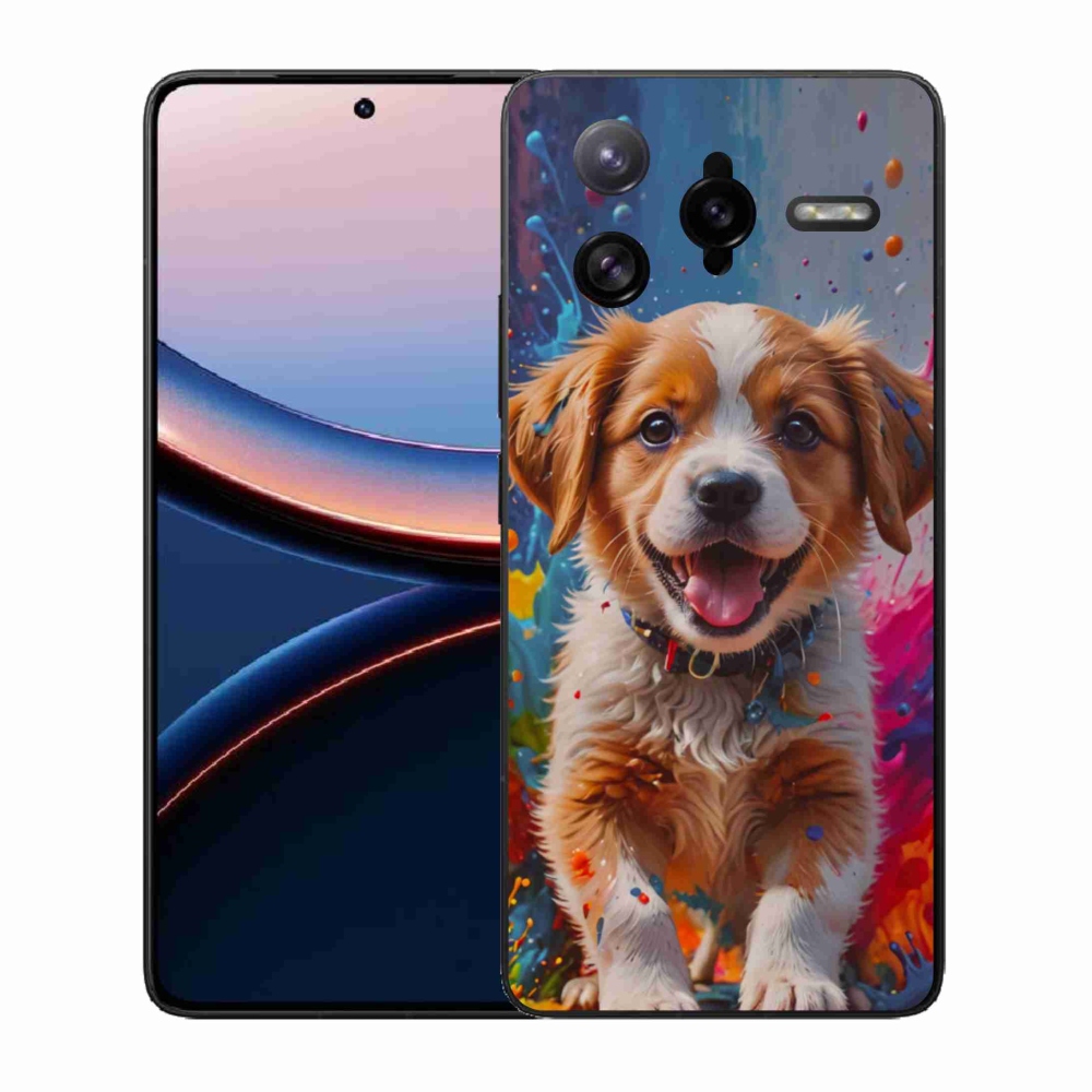 Gélový kryt mmCase na Xiaomi Poco F7 Ultra - roztomilé šteňa 3