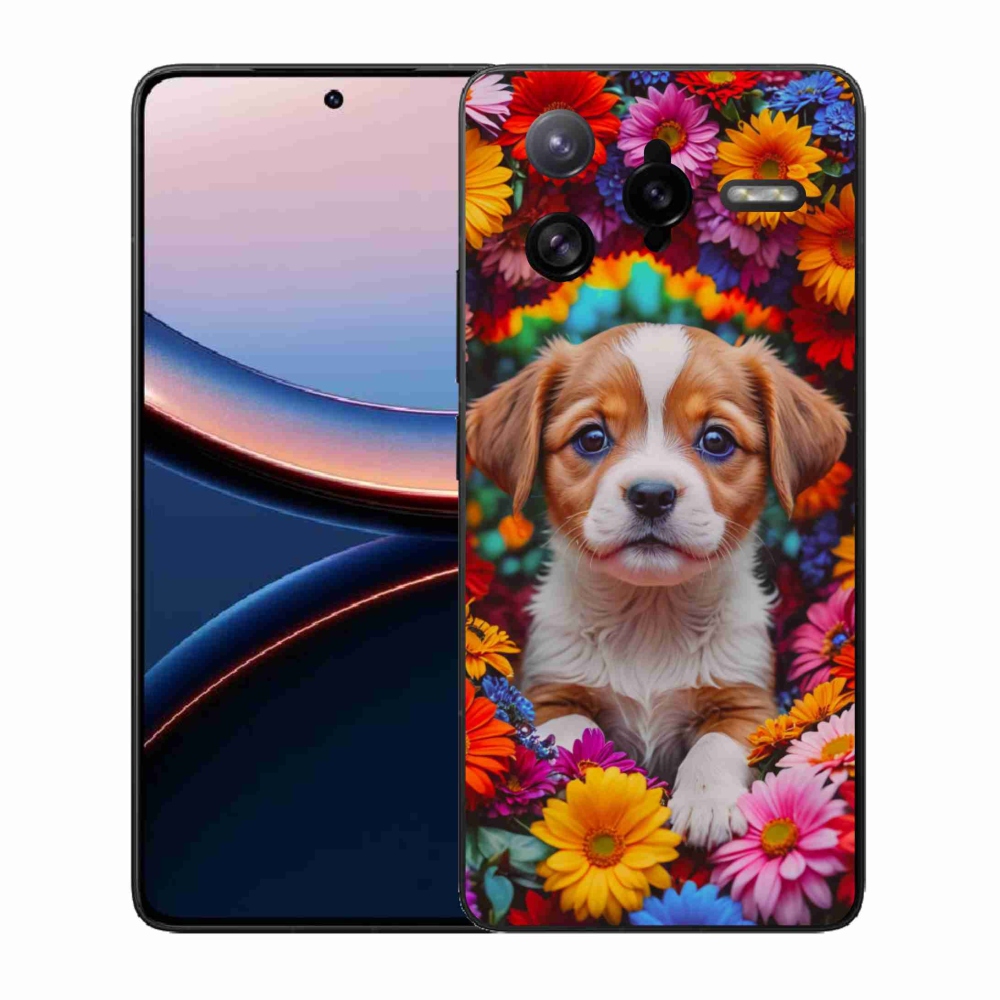 Gélový kryt mmCase na Xiaomi Poco F7 Ultra - roztomilé šteňa