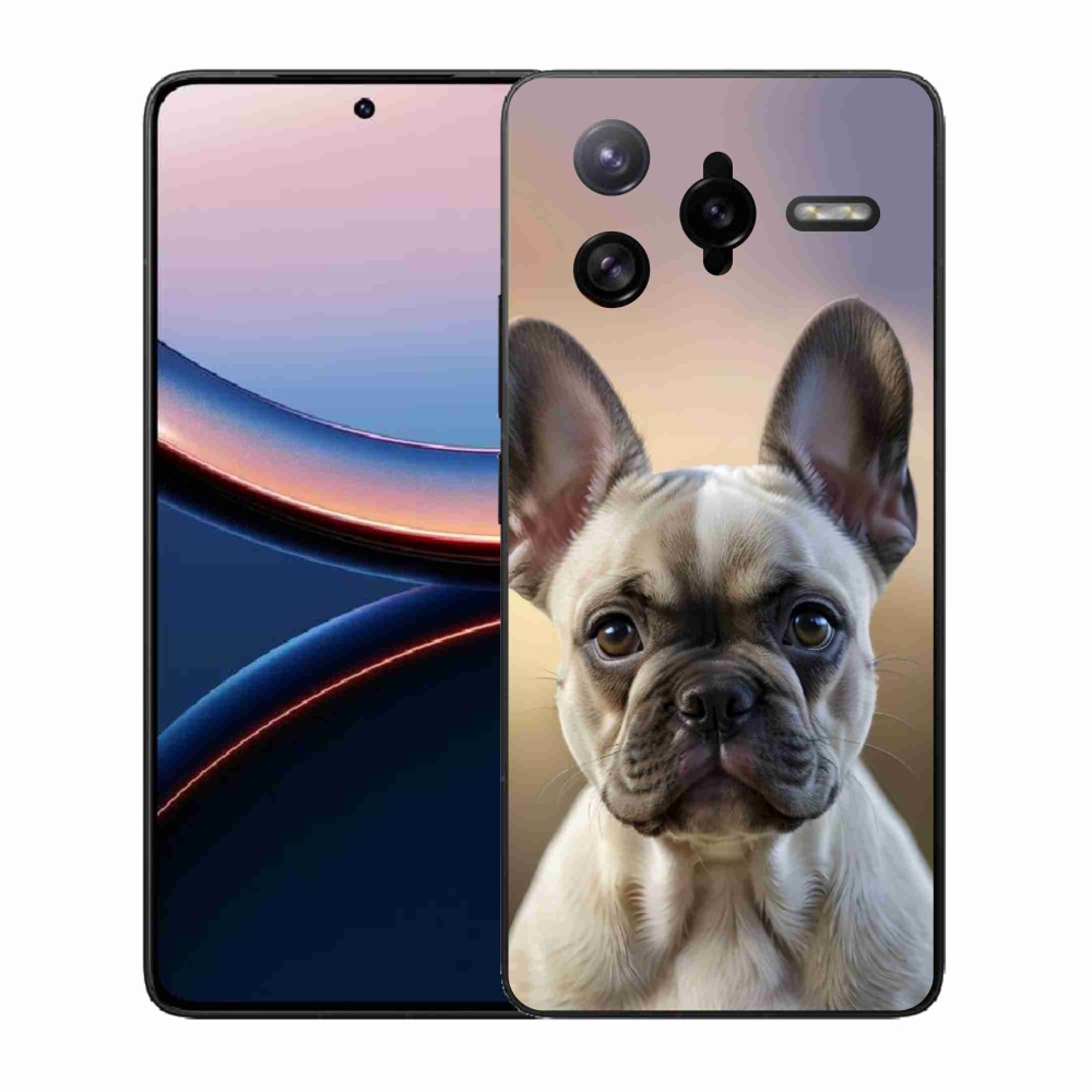 Gélový kryt mmCase na Xiaomi Poco F7 Ultra - roztomilý francúzsky buldoček