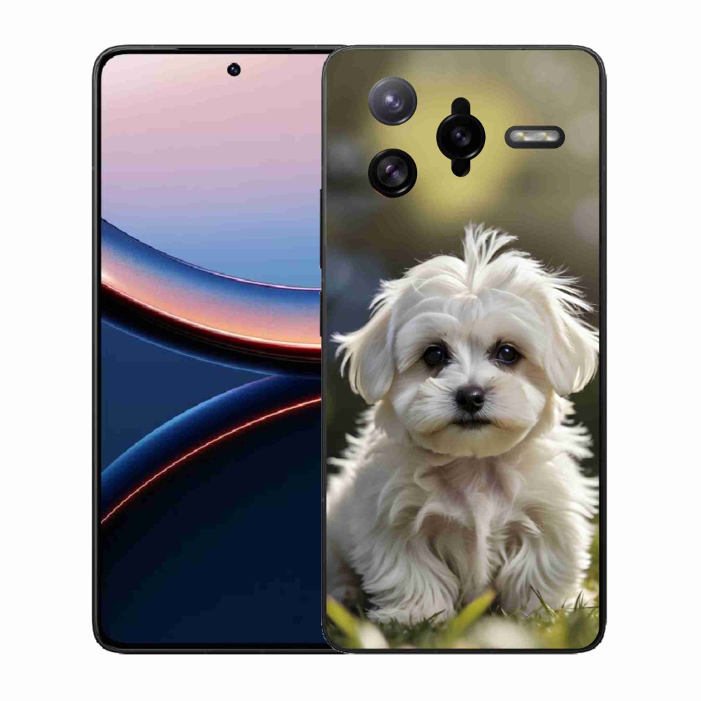 Gélový kryt mmCase na Xiaomi Poco F7 Ultra - roztomilý maltézsky psík
