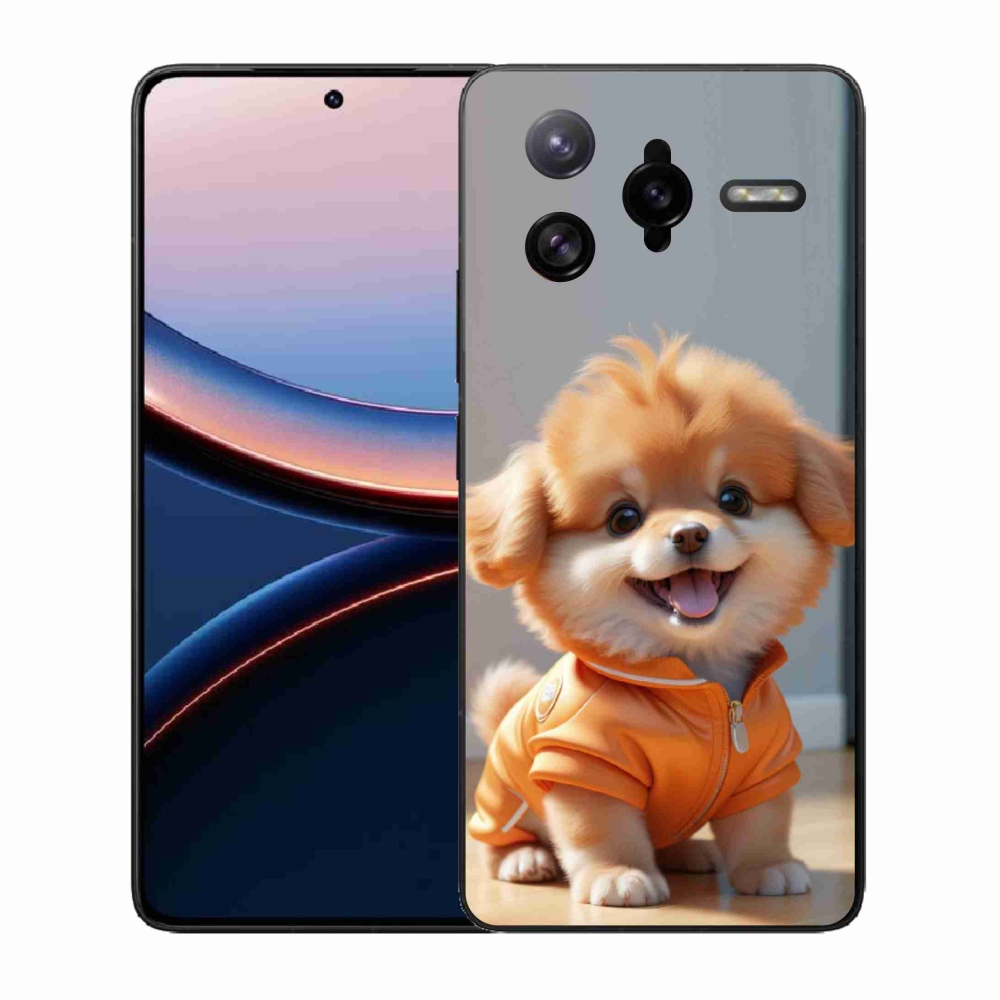 Gélový kryt mmCase na Xiaomi Poco F7 Ultra - roztomilý pomeranian v mikine