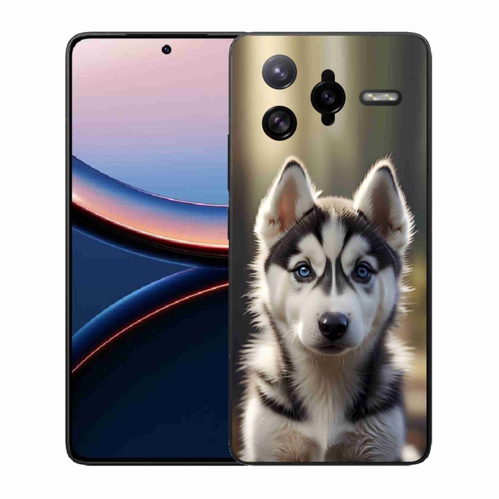Gélový kryt mmCase na Xiaomi Poco F7 Ultra - roztomilý sibírsky husky
