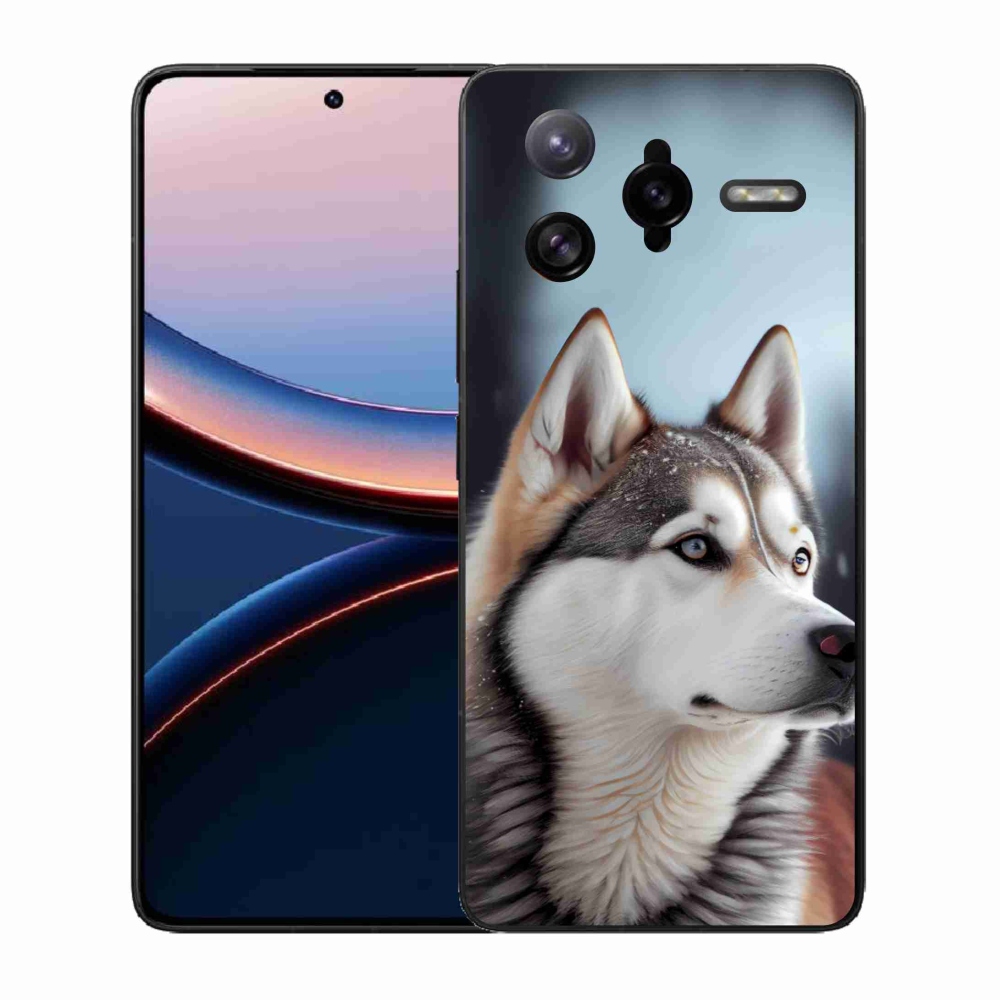 Gélový kryt mmCase na Xiaomi Poco F7 Ultra - sibírsky husky