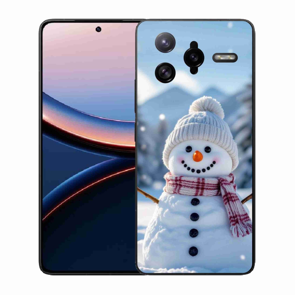Gélový kryt mmCase na Xiaomi Poco F7 Ultra - snehuliak 3