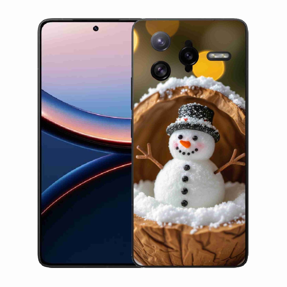 Gélový kryt mmCase na Xiaomi Poco F7 Ultra - snehuliak 4