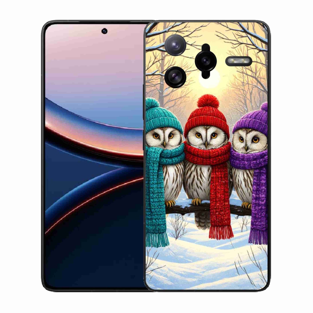 Gélový kryt mmCase na Xiaomi Poco F7 Ultra - soví priatelia