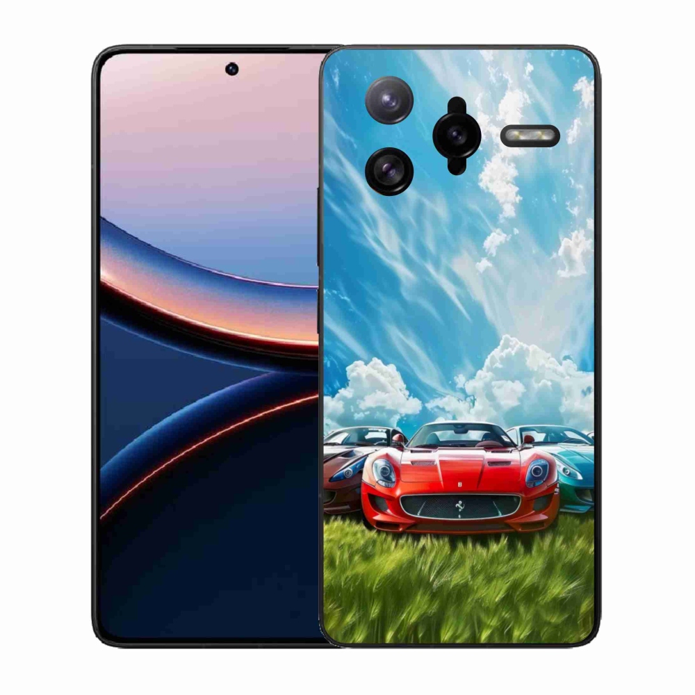 Gélový kryt mmCase na Xiaomi Poco F7 Ultra - športové vozidlá
