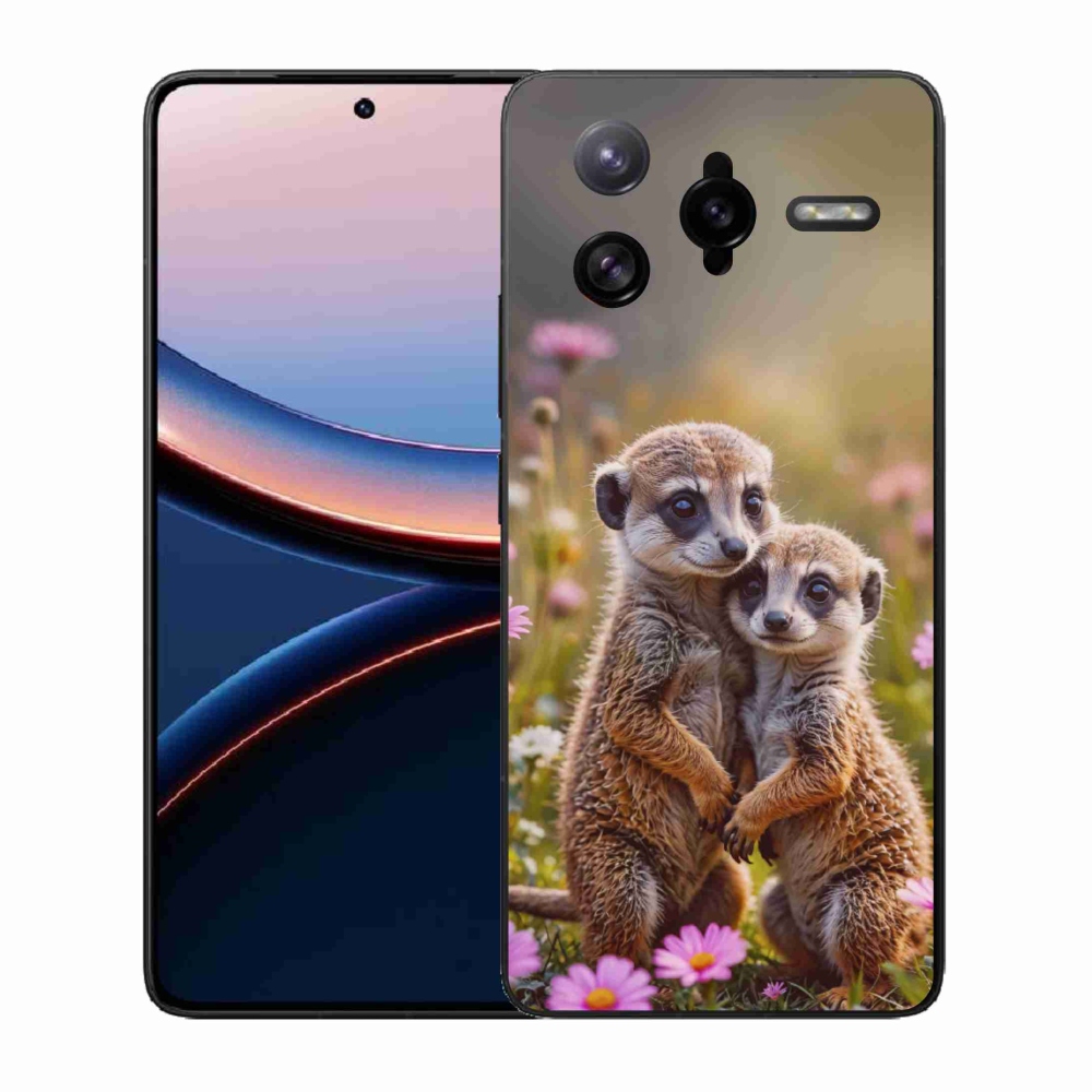 Gélový kryt mmCase na Xiaomi Poco F7 Ultra - surikatí duo